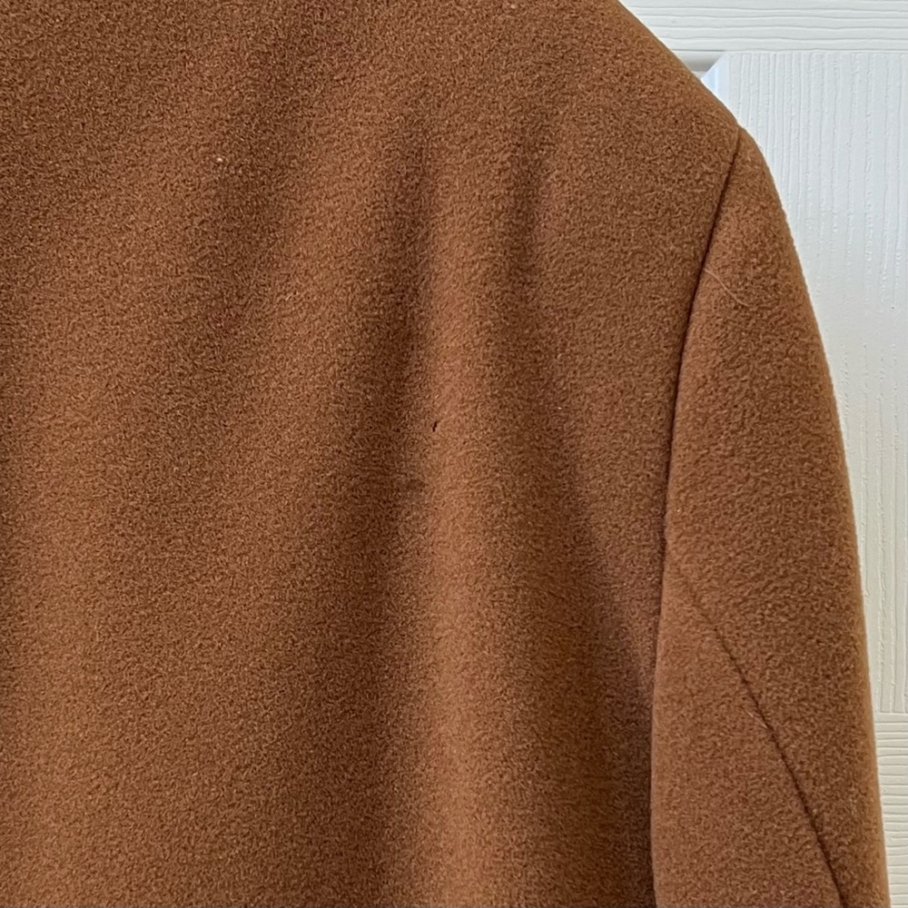 Hugo Boss De Tomaso Vintage Brown Wool Over Coat, Made in Italy, Size 42R - Picture 16 of 16